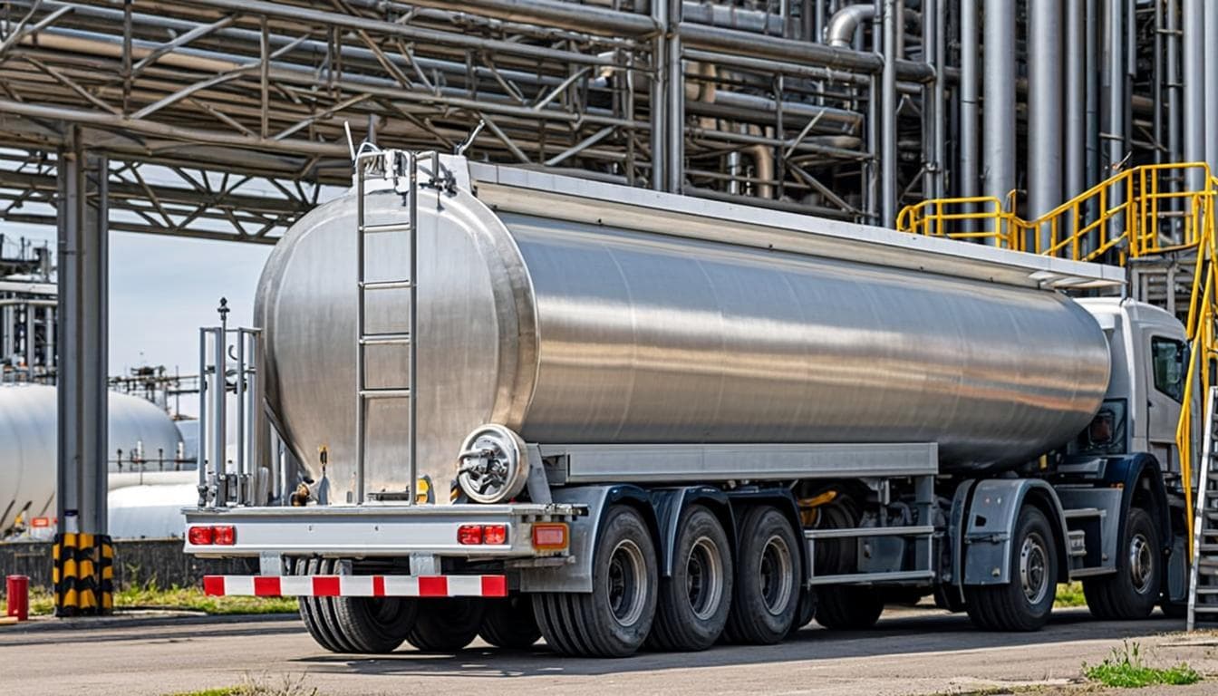 Bulk transport vehicles carrying commodity shipments
